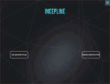 Tablet Screenshot of incepline.com